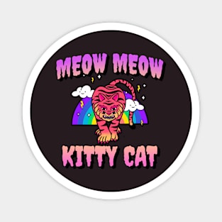 Meow Meow Kitty Cat Magnet